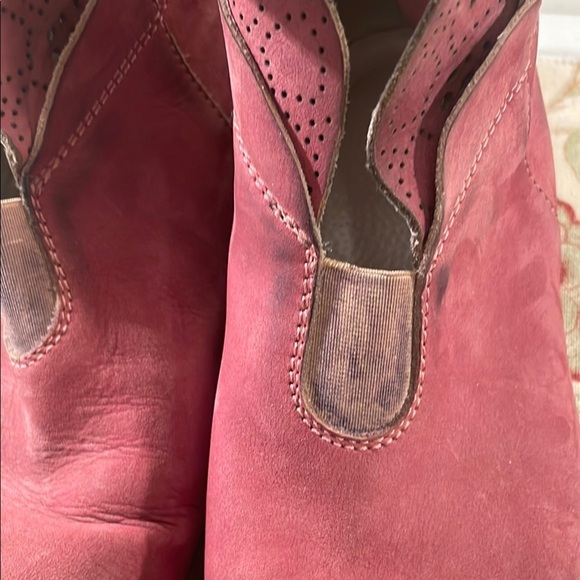 Sundance Suede Perforated Edging Ankle Boots - Picture 3 of 8